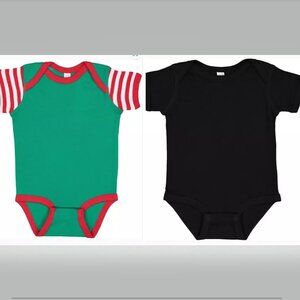 Marky G Apparel Baby Rib Bodysuit Short Sleeve 2 Pack 18 Months 100% cotton 4400